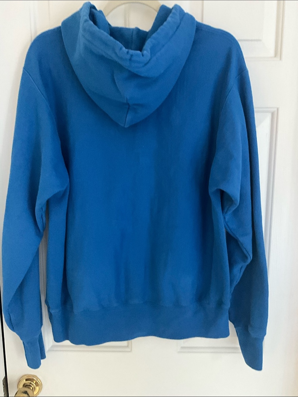 Champion Men's Teal-Blue Hooded Sweatshirt - Picture 3 of 4